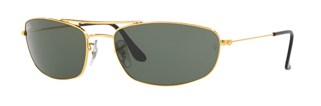 RAYBAN 3383 001 Gold- G-15 Green