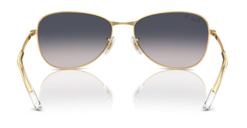 RAYBAN 3733 Arista Gold- Blue Polarized 001/78